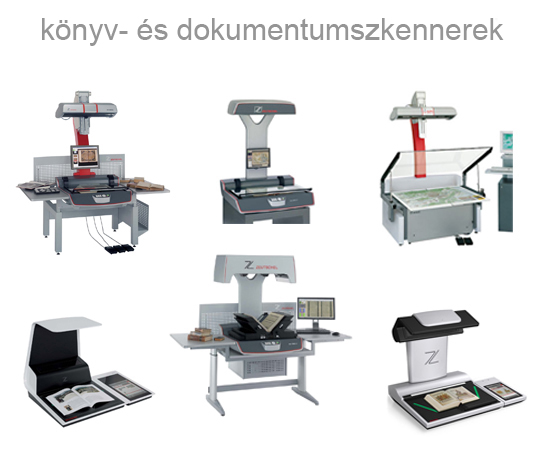 könyv- és dokumentumszkennerek